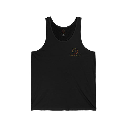 Civil Risk Black Jersey Tank Top